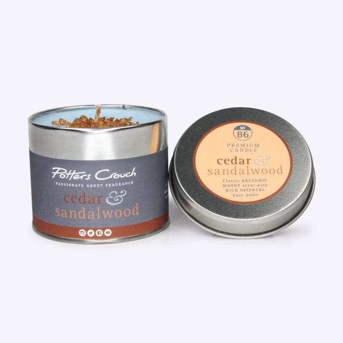 Potters Crouch - Candle Tin - Cedar and Sandalwood